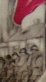 Detail of Koretskii 1943 poster of Stalin